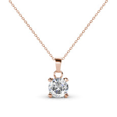 Her Jewellery SweetHeart Pendant - Luxury Crystal Embellishments plated with 18K Gold